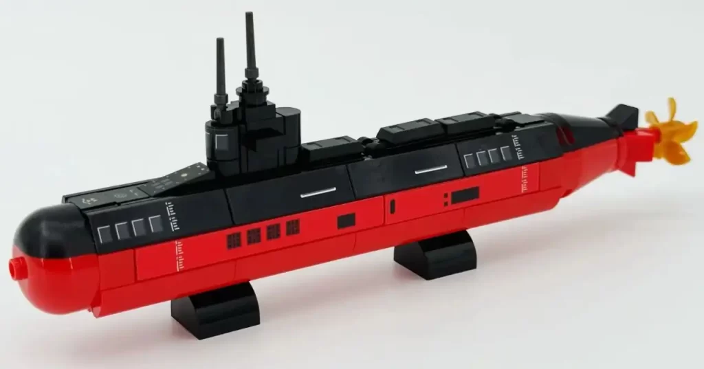 Review - Sembo Block The Fujian Aircraft Carrier Battle Group 208125 - CK in the World of Building Blocks  039B Conventional Submarine