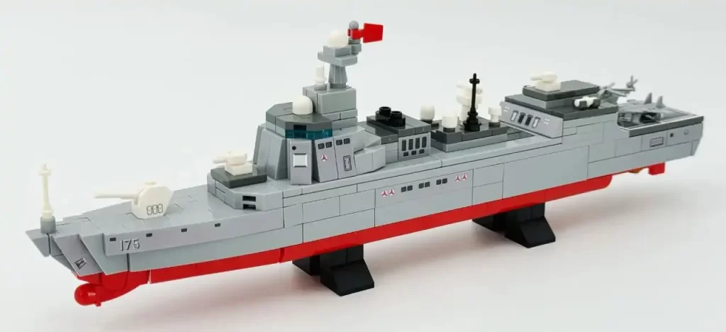 Review - Sembo Block The Fujian Aircraft Carrier Battle Group 208125 - CK in the World of Building Blocks  052D Missile Destroyer 2