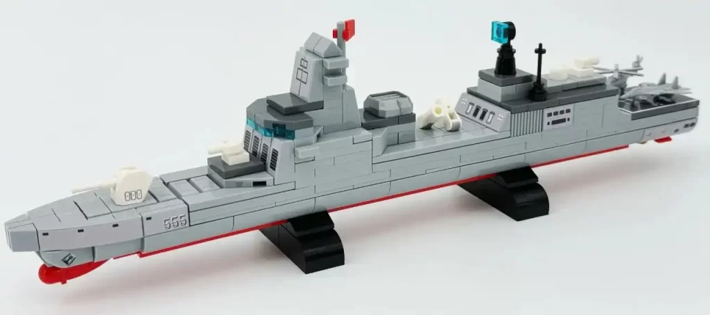 Review - Sembo Block The Fujian Aircraft Carrier Battle Group 208125 - CK in the World of Building Blocks  054B Frigate