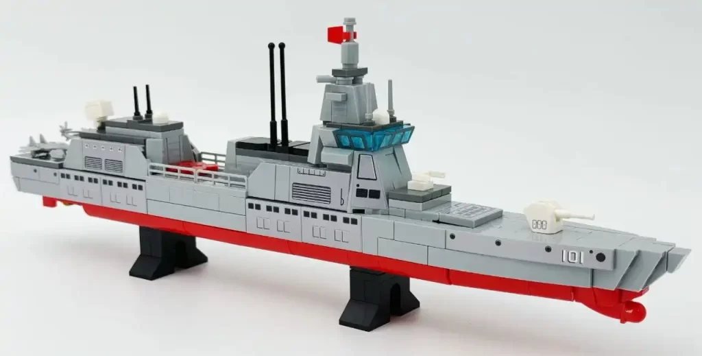 Review - Sembo Block The Fujian Aircraft Carrier Battle Group 208125 - CK in the World of Building Blocks  055 Missile Destroyer 10