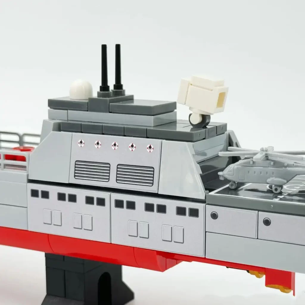 Review - Sembo Block The Fujian Aircraft Carrier Battle Group 208125 - CK in the World of Building Blocks  055 Missile Destroyer 16