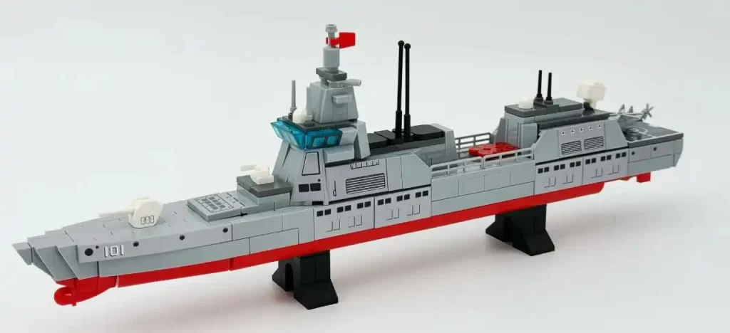 Review - Sembo Block The Fujian Aircraft Carrier Battle Group 208125 - CK in the World of Building Blocks  055 Missile Destroyer 2