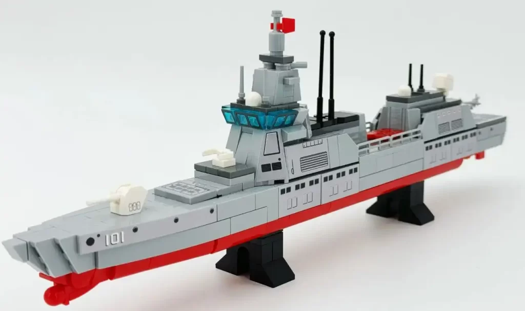 Review - Sembo Block The Fujian Aircraft Carrier Battle Group 208125 - CK in the World of Building Blocks  055 Missile Destroyer 4