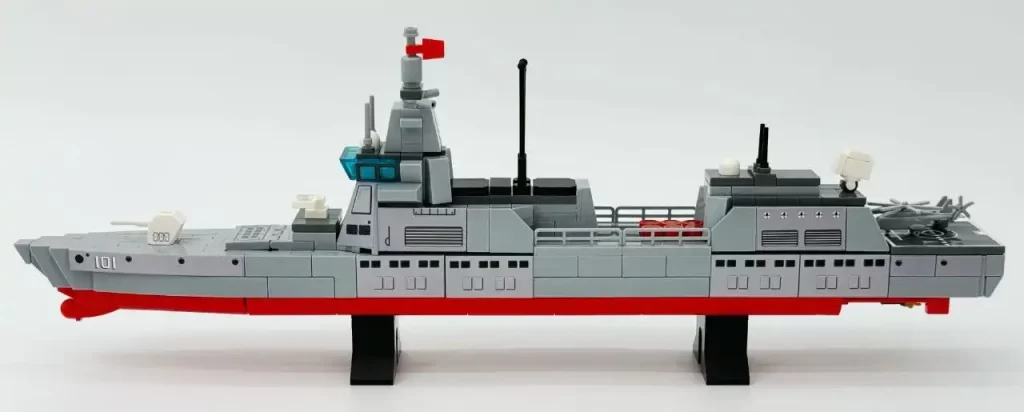 Review - Sembo Block The Fujian Aircraft Carrier Battle Group 208125 - CK in the World of Building Blocks  055 Missile Destroyer 5