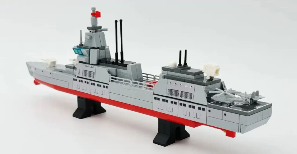 Review - Sembo Block The Fujian Aircraft Carrier Battle Group 208125 - CK in the World of Building Blocks  055 Missile Destroyer 6