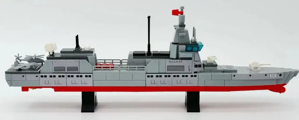 Review - Sembo Block The Fujian Aircraft Carrier Battle Group 208125 - CK in the World of Building Blocks  055 Missile Destroyer 9