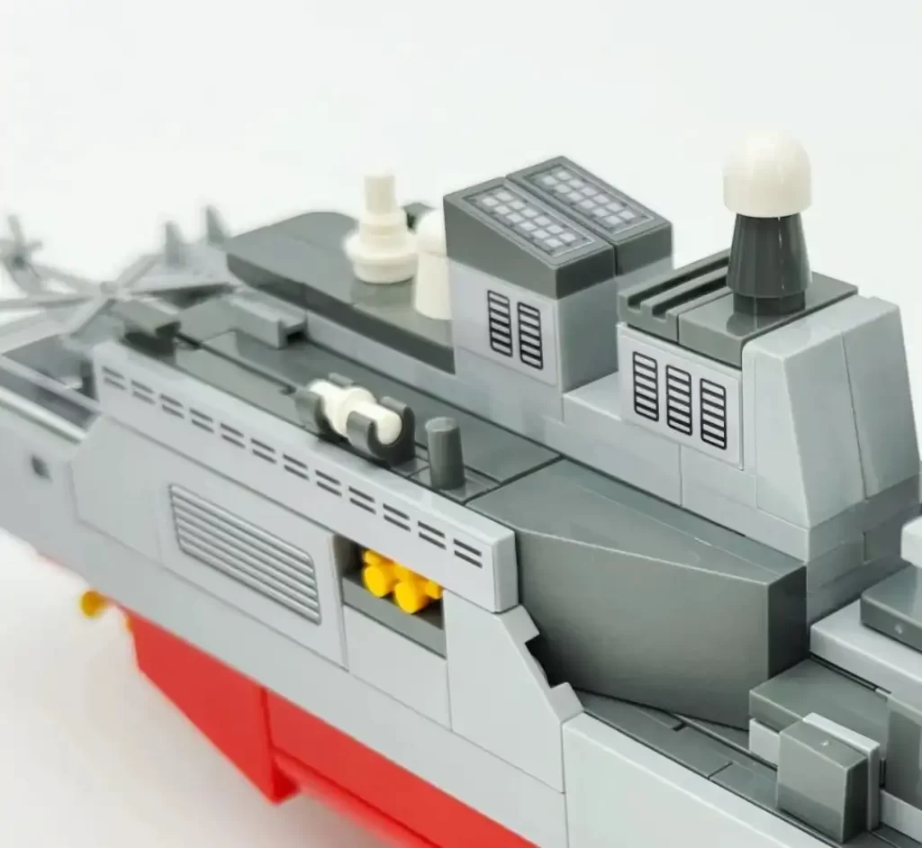 Review - Sembo Block The Fujian Aircraft Carrier Battle Group 208125 - CK in the World of Building Blocks  901 Supply Ship 22