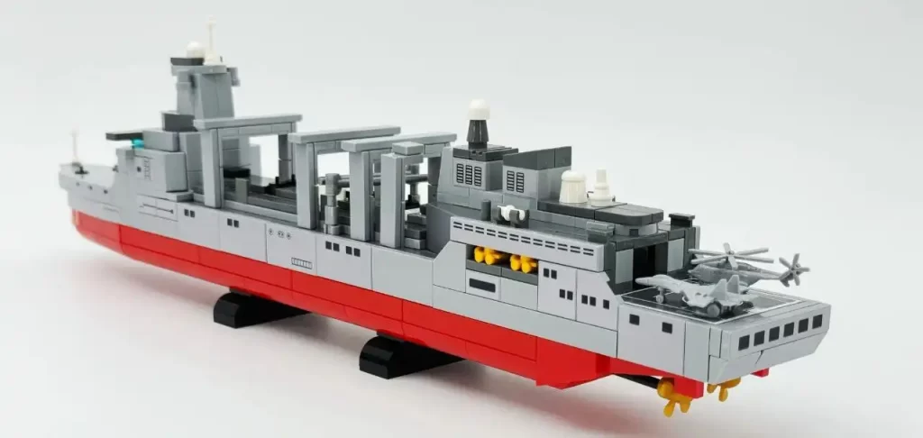 Review-Sembo-Block-The-Fujian-Aircraft-Carrier-Battle-Group-208125-CK-in-the-World-of-Building-Blocks-901-Supply-Ship-7