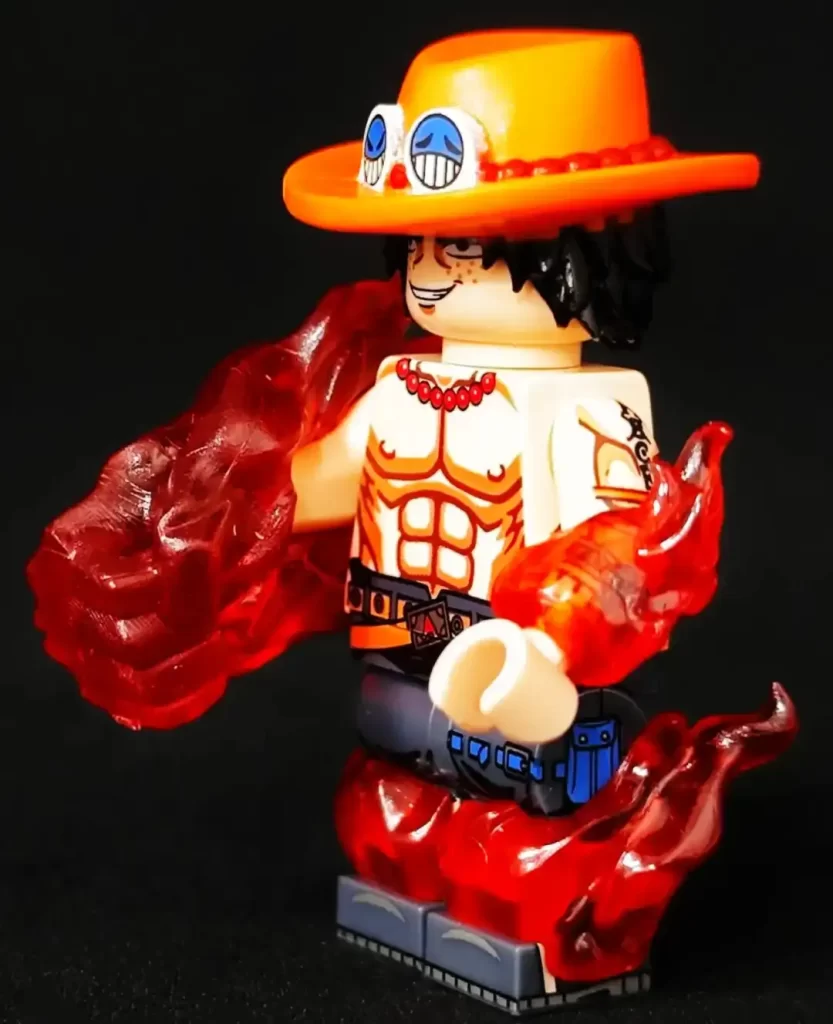 Review---WM-Blocks-WM6189---One-Piece-Minifigures---CK-Minifigure-Ace-One-Piece-WM2764-7