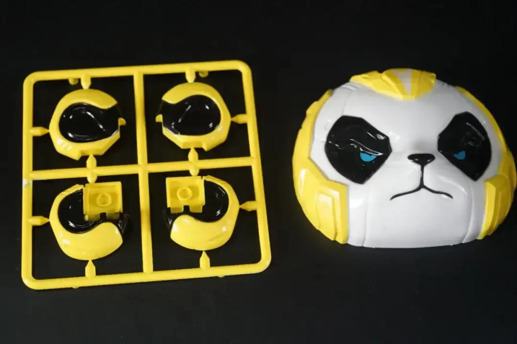 Review - Welleadz - Mecha Panda Mini Building Blocks - Dracos Basic Construction Setup 1