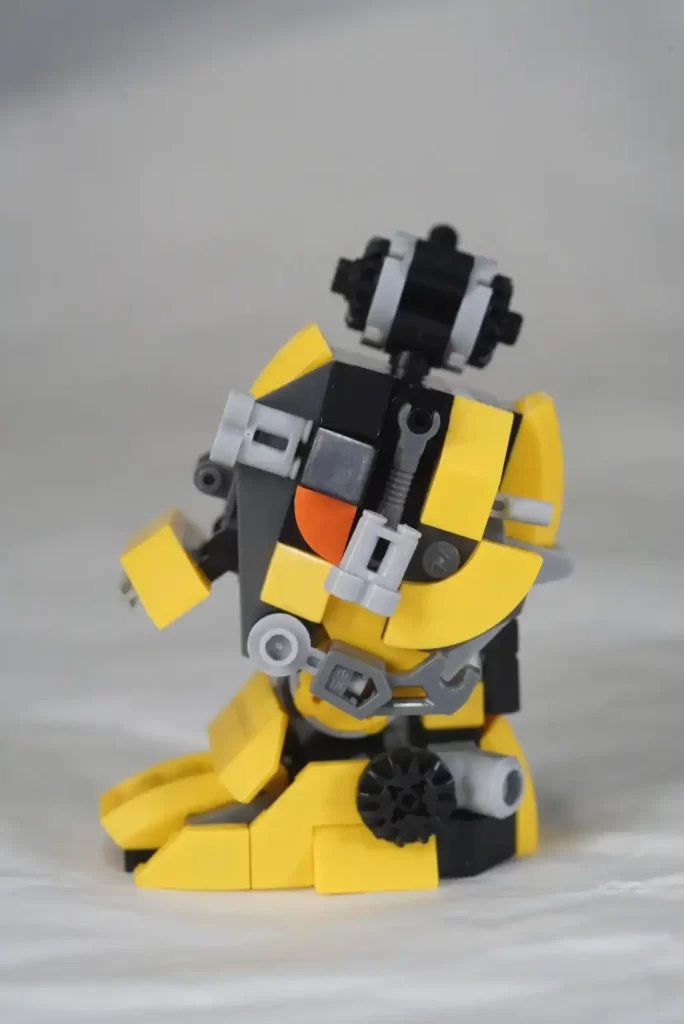 Review - Welleadz - Mecha Panda Mini Building Blocks - Dracos Basic Construction Setup 15