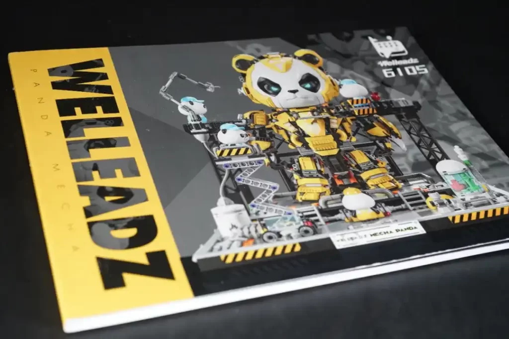 Review - Welleadz - Mecha Panda Mini Building Blocks - Dracos Instruction Manual 1