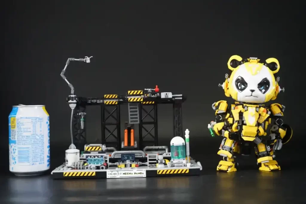 Review - Welleadz - Mecha Panda Mini Building Blocks - Dracos Overall Display 1