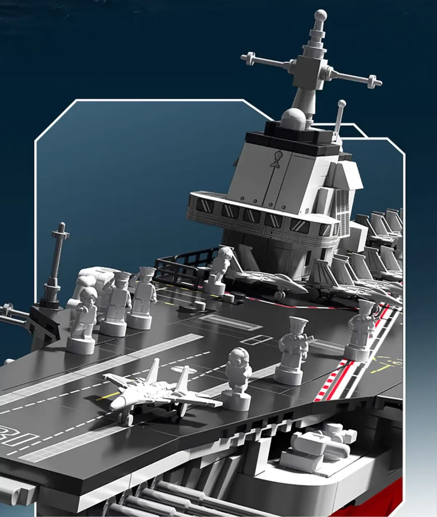 Sembo Block The Fujian Aircraft Carrier Battle Group 208125 003 Aircraft Carrier minifigures