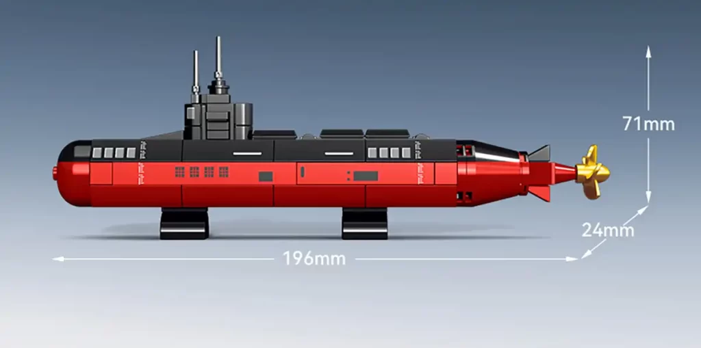 Sembo Block The Fujian Aircraft Carrier Battle Group 208125 039B Conventional Submarine