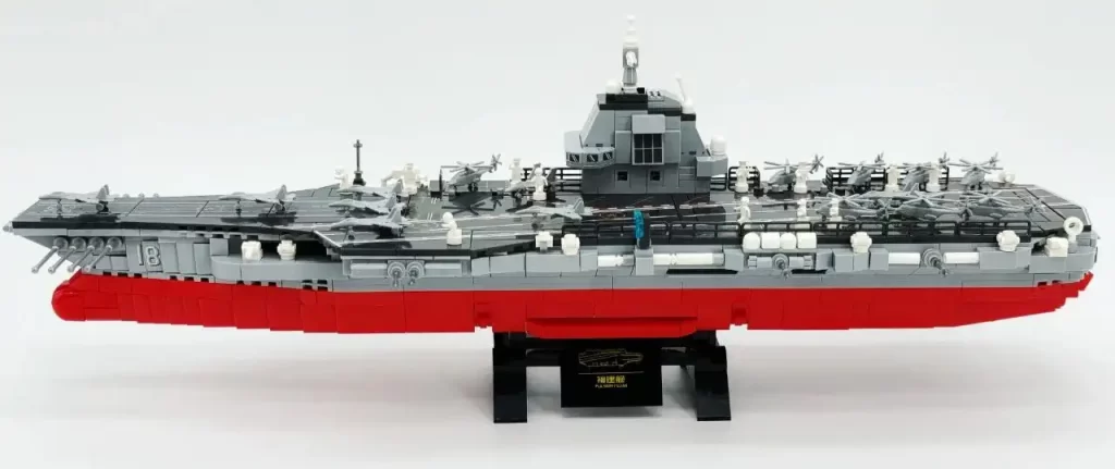 Sembo Block The Fujian Aircraft Carrier Battle Group 208125 Review - CK in the World of Building Blocks  003 Fujian Aircraft Carrier multi-angle photos 3