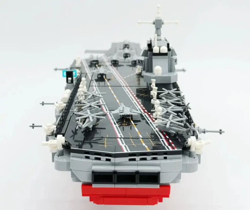 Sembo Block The Fujian Aircraft Carrier Battle Group 208125 Review - CK in the World of Building Blocks  003 Fujian Aircraft Carrier multi-angle photos 5