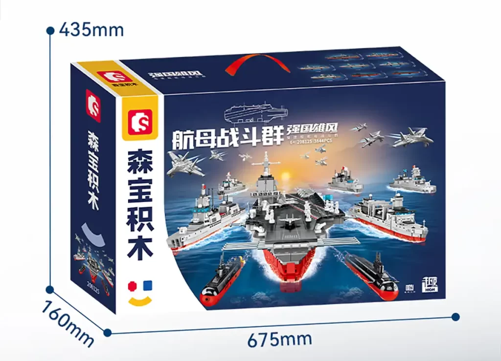  the Sembo Block The Fujian Aircraft Carrier Battle Group 208125 package