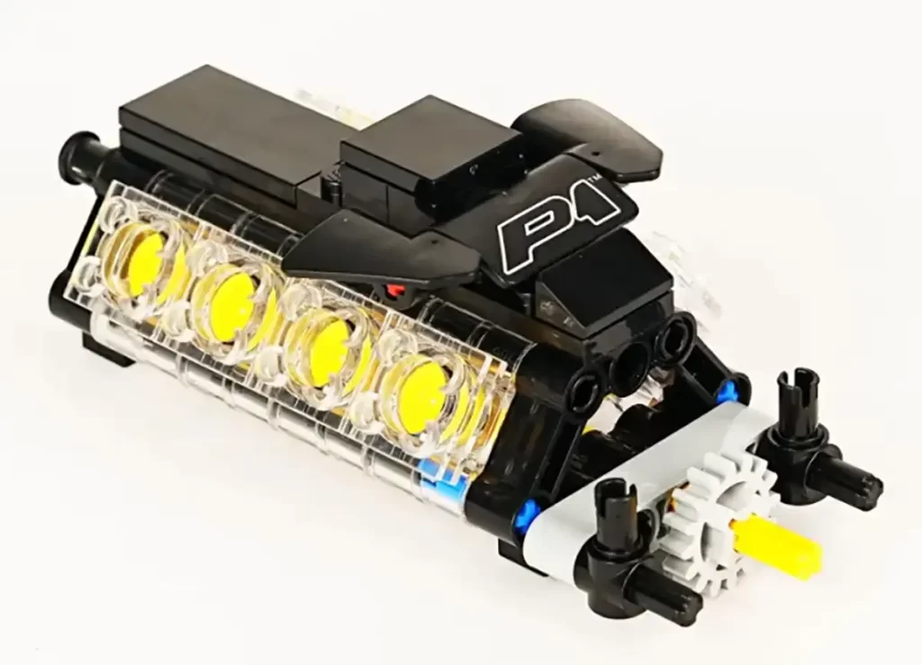 Review - LEGO 42172 - McLaren P1™ TechnicSports Cars - Cool Play Trends Power Output System The V8 Engine