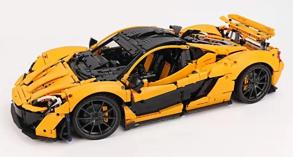 Review - LEGO 42172 - McLaren P1™ TechnicSports Cars - Cool Play Trends Finished Product Rear Wings Spoilers 2