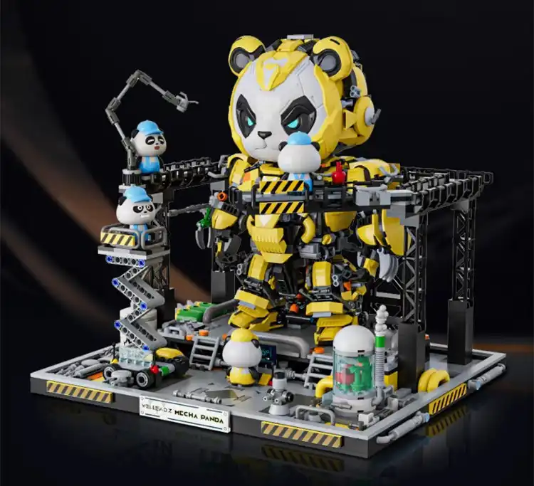 Review Roundup - Welleadz - Mecha Panda Mini Building Blocks Final Product Showcase 1