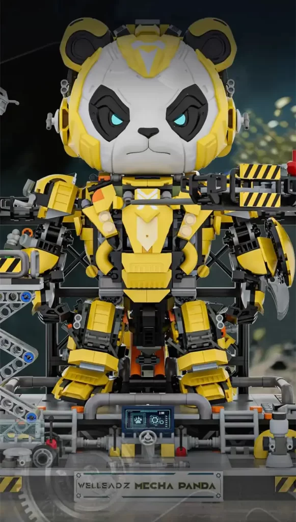 Review Roundup - Welleadz - Mecha Panda Mini Building Blocks Final Product Showcase3