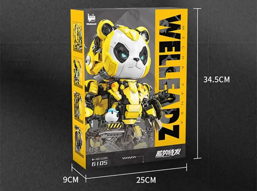 Review Roundup - Welleadz - Mecha Panda Mini Building Blocks Product Basic Information 2