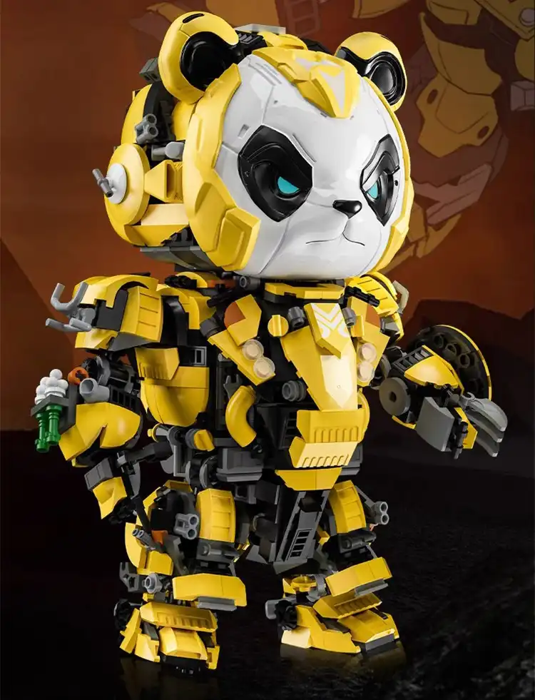 Review Roundup - Welleadz - Mecha Panda Mini Building Blocks Product Introduction 3