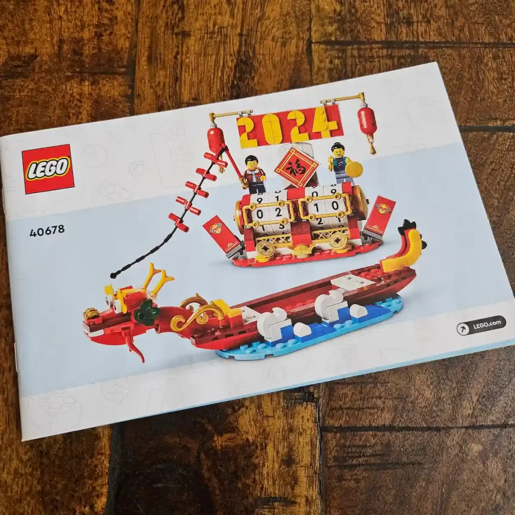 the instruction of LEGO 40678 Festival Calendar Reviewed by angelofdeathWHV