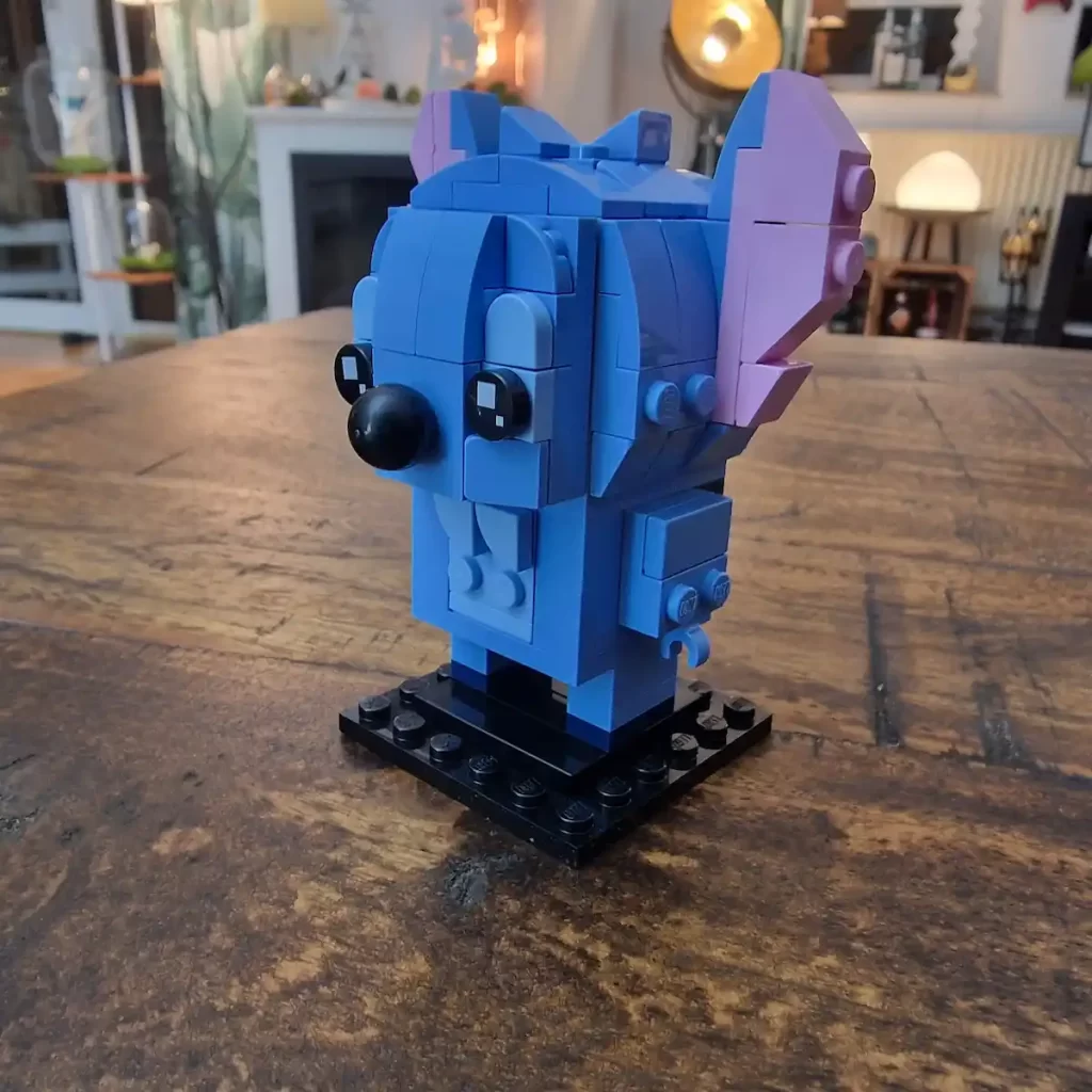 unfinished LEGO Brick Headz 40674 Stitch Reviewed by angelofdeathWH 11