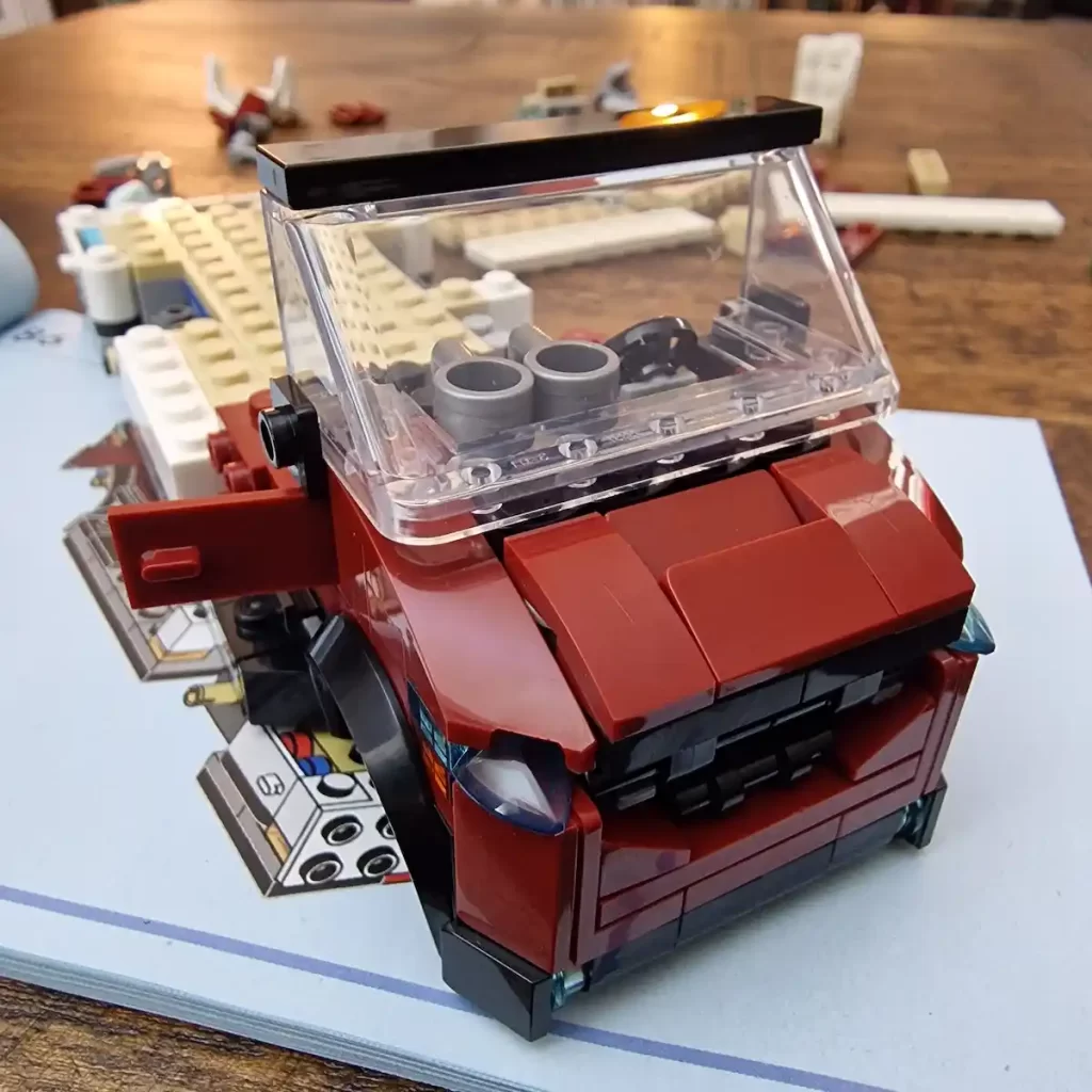 the unfinished of LEGO City 60454 Holiday Adventure Camper Van photo taked by angelofdeathWHV 14