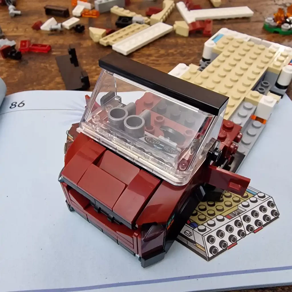 the unfinished of LEGO City 60454 Holiday Adventure Camper Van photo taked by angelofdeathWHV 16