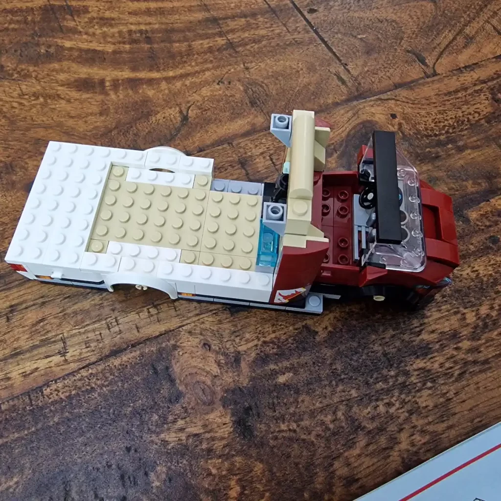 the unfinished of LEGO City 60454 Holiday Adventure Camper Van photo taked by angelofdeathWHV 18
