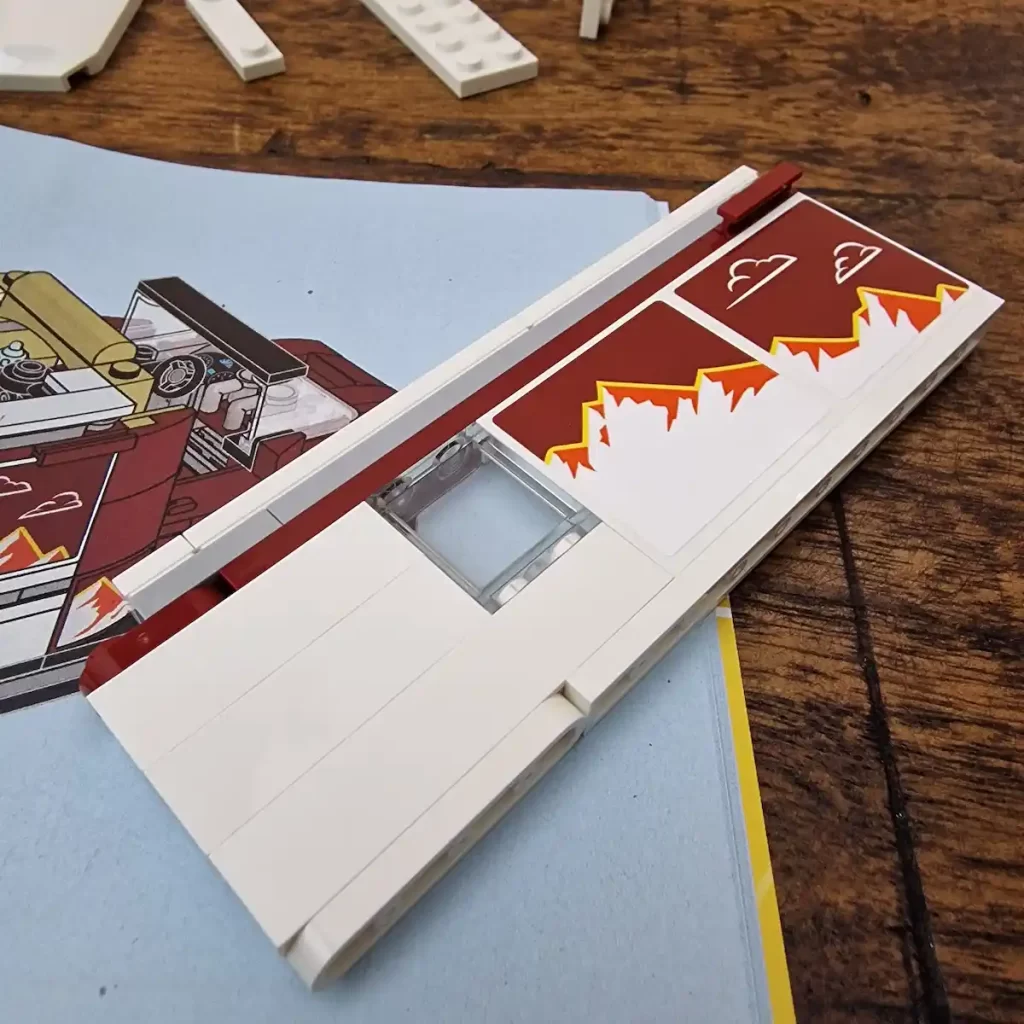 the unfinished of LEGO City 60454 Holiday Adventure Camper Van photo taked by angelofdeathWHV 28