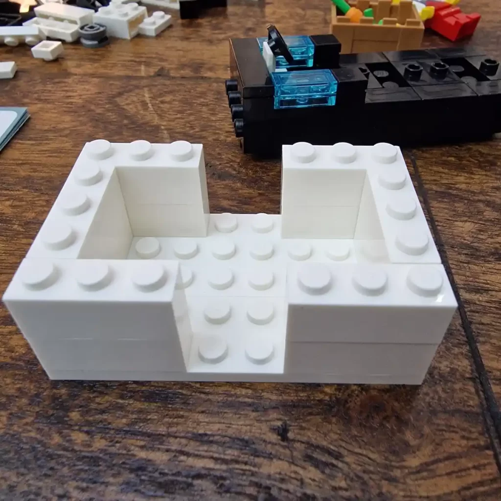 the unfinished of LEGO PicNic Nederland delivery van, photo take by by angelofdeathWH 4