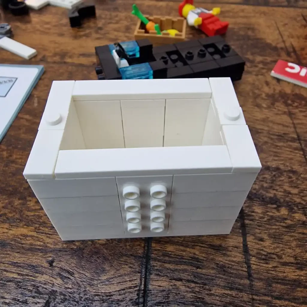 the unfinished of LEGO PicNic Nederland delivery van, photo take by by angelofdeathWH 5