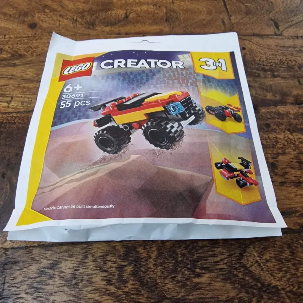 the package of LEGO Creator 3 in 1 30691 Mini Convertible Monster Truck angelofdeathWHV
