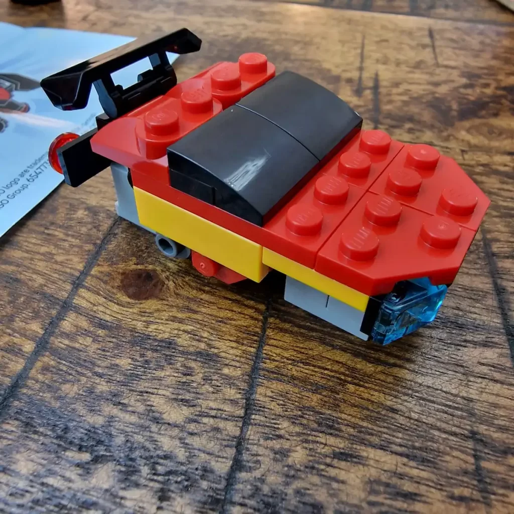 the unfinished LEGO Creator 3 in 1 30691 Mini Convertible Monster Truck, photo taked by angelofdeathWHV 7