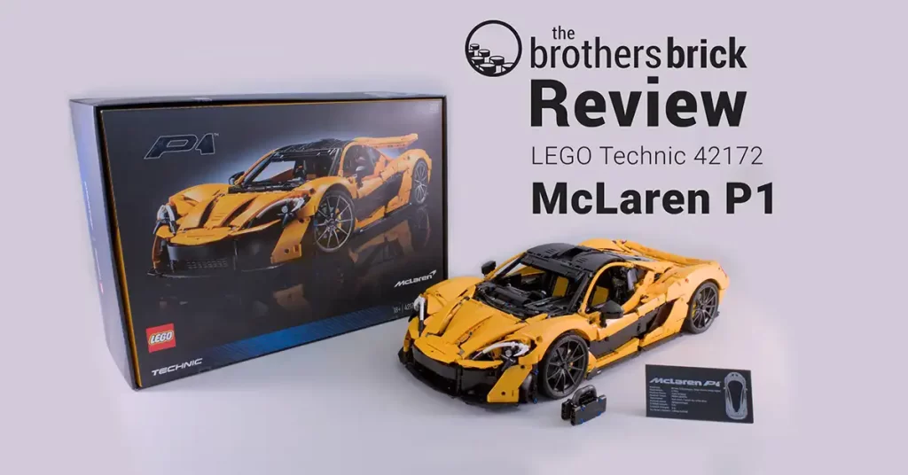 Review Roundup - LEGO 42172 - McLaren P1™ Technic/Sports Cars Review by brothers-brick.com