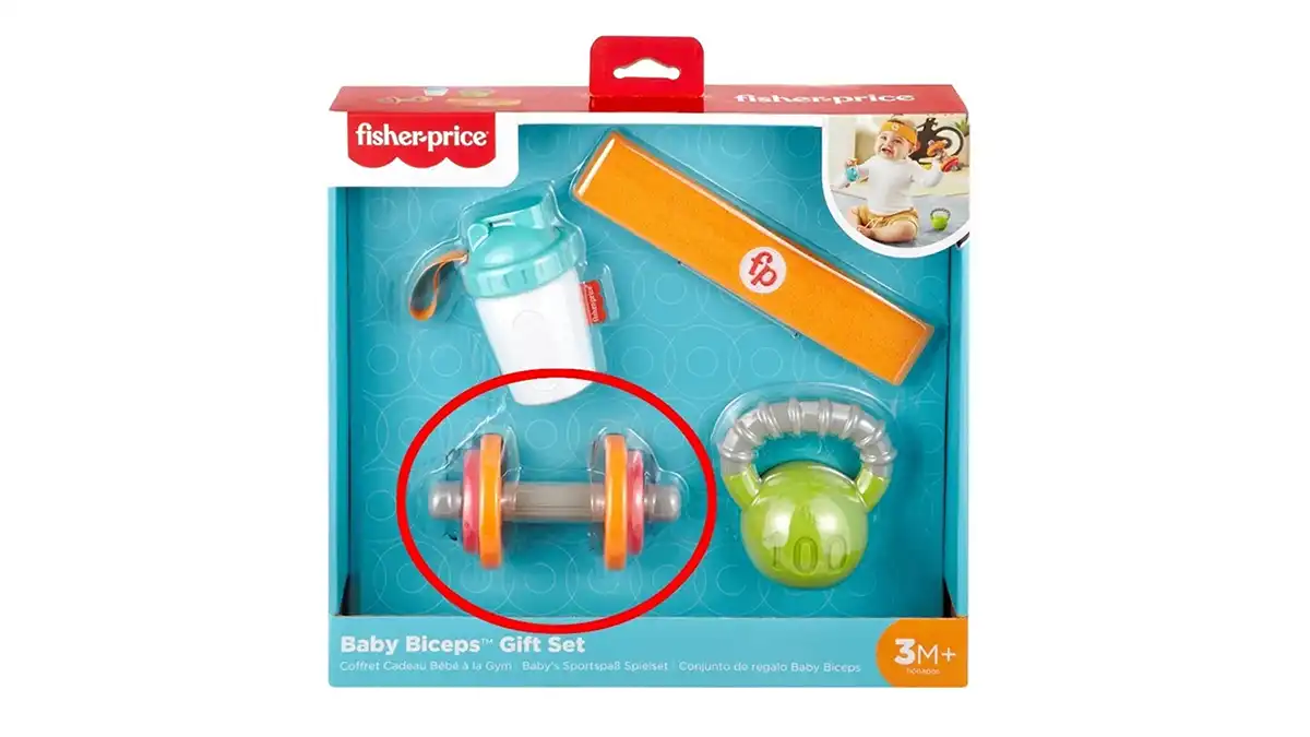 Fisher Price urgently recalls 400000 Baby Biceps Gift Set Toys