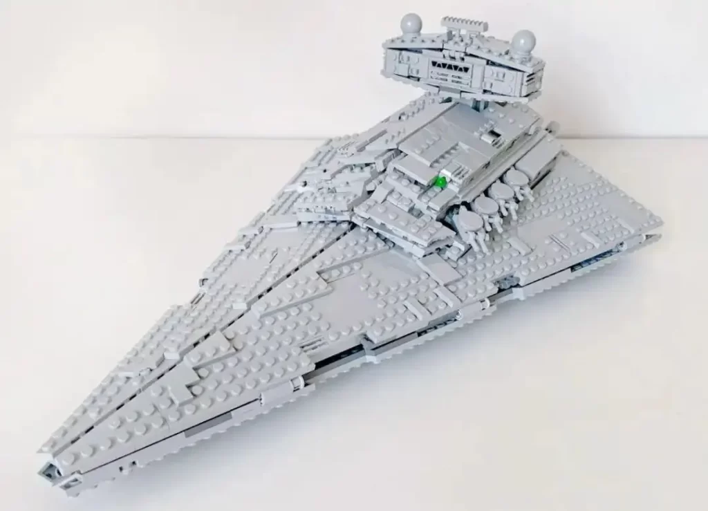 Imperial Star Destroyer uneven surface structure 1