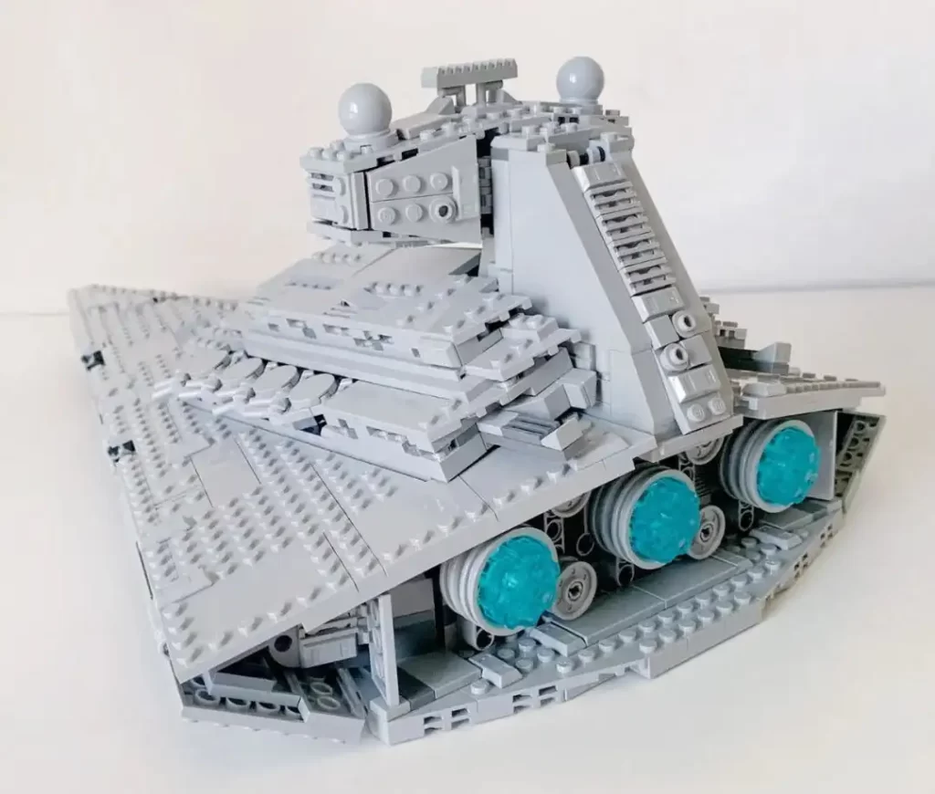 Imperial Star Destroyer uneven surface structure 2