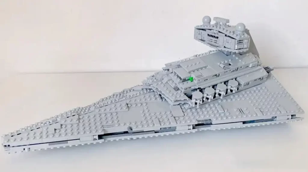 Imperial Star Destroyer uneven surface structure 3