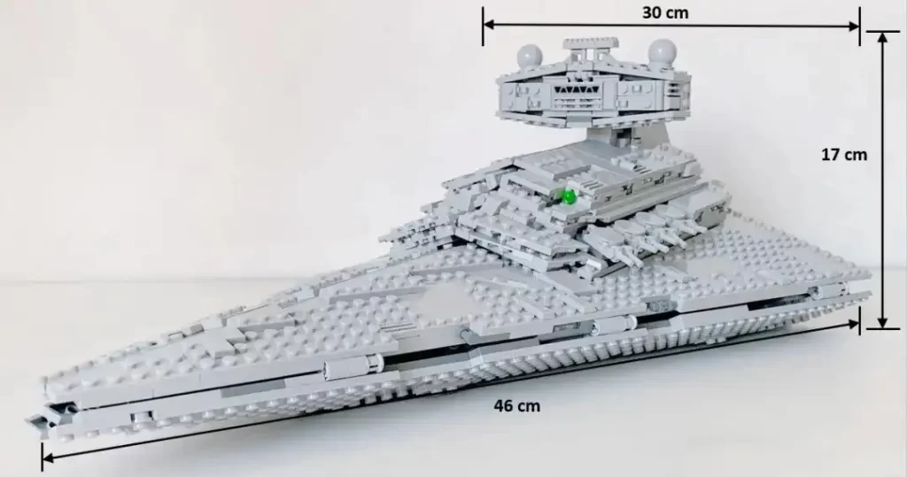 LEGO 75394 - Imperial Star Destroyer size 46cm 17cm 30cm 2