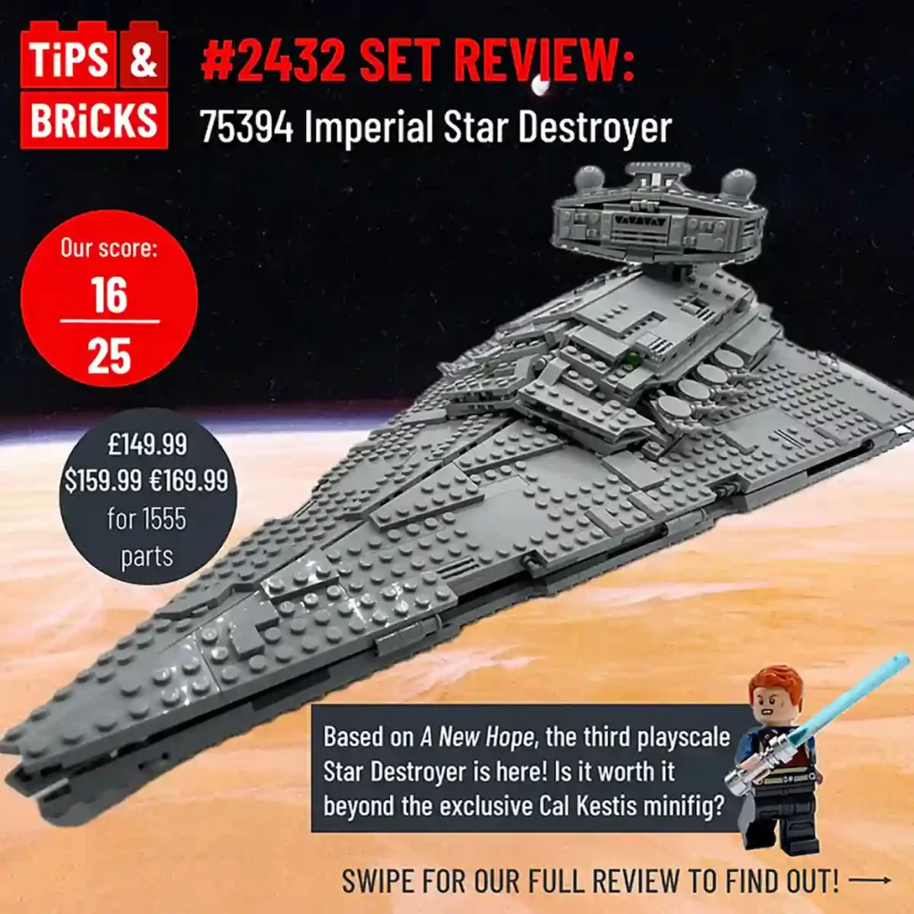 LEGO 75394 – Imperial Star Destroyer Reviewed by Tips&Bricks 2