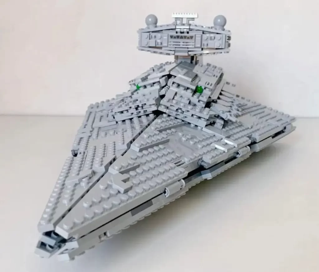 LEGO Imperial Star Destroyer 75394 when not unfolded