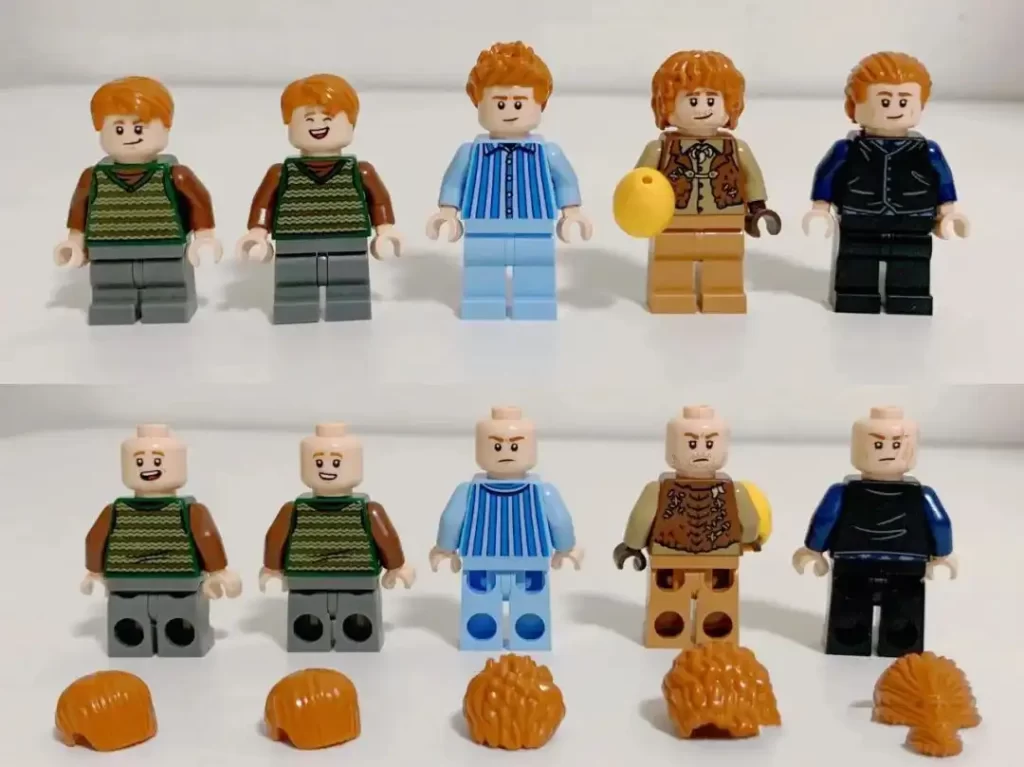 Review - LEGO 76437 - Harry Potter The Burrow - Wooden Duck Minifigures 1