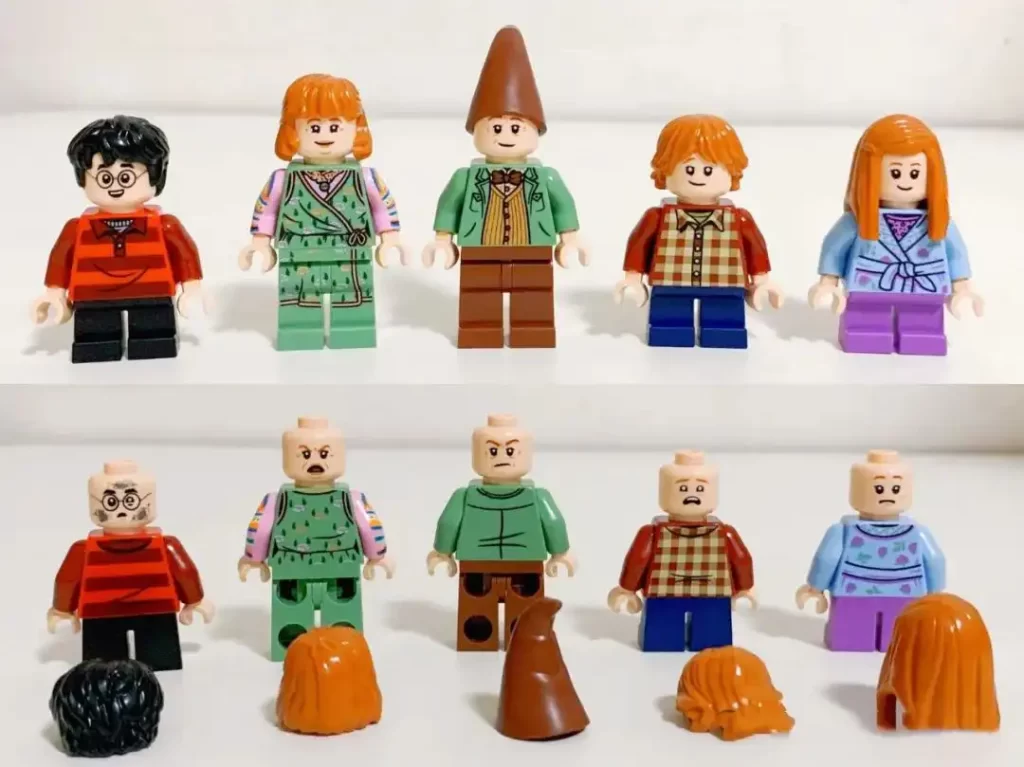 Review - LEGO 76437 - Harry Potter The Burrow - Wooden Duck Minifigures 2