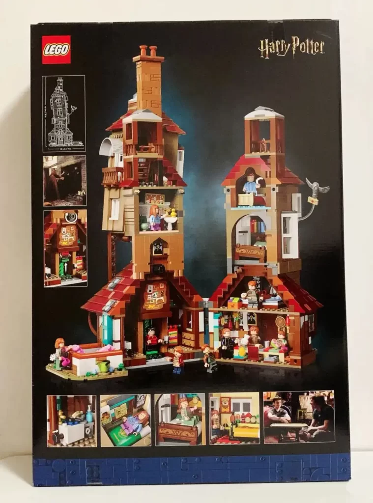 Review - LEGO 76437 - Harry Potter The Burrow - Wooden Duck package 2