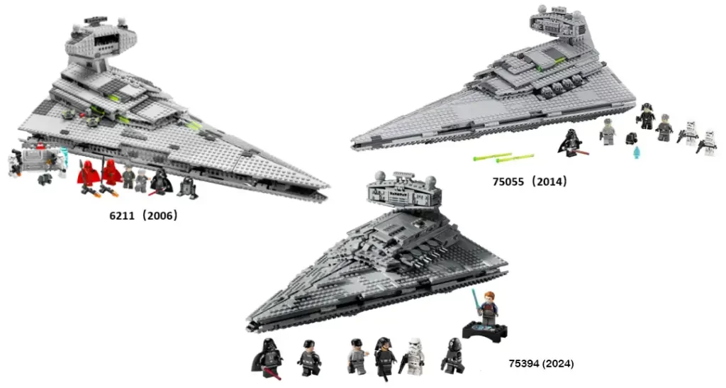 The development history of LEGO playset Imperial Star Destroyer